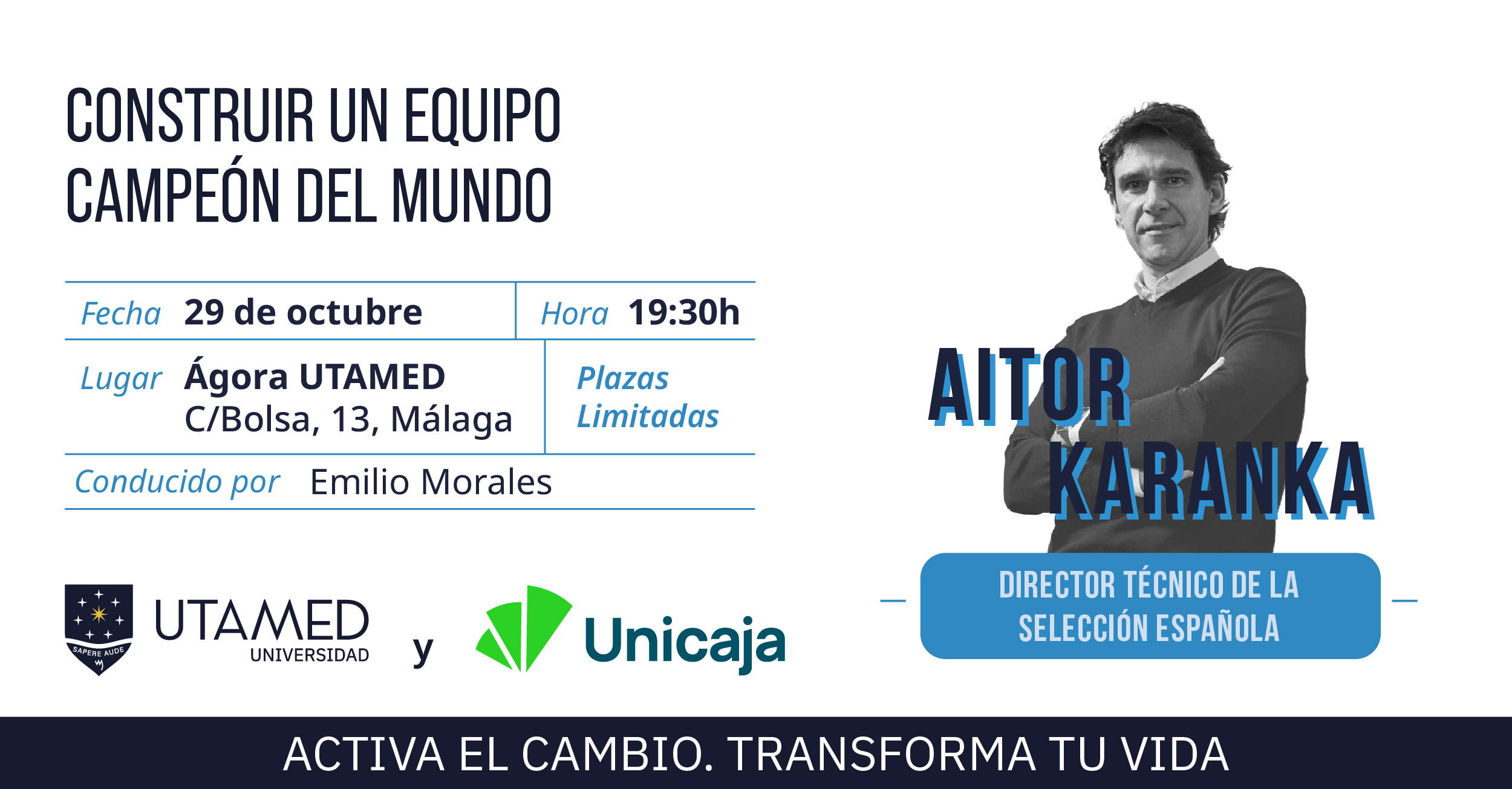 Aitor Karanka en Ágora UTAMED Universidad