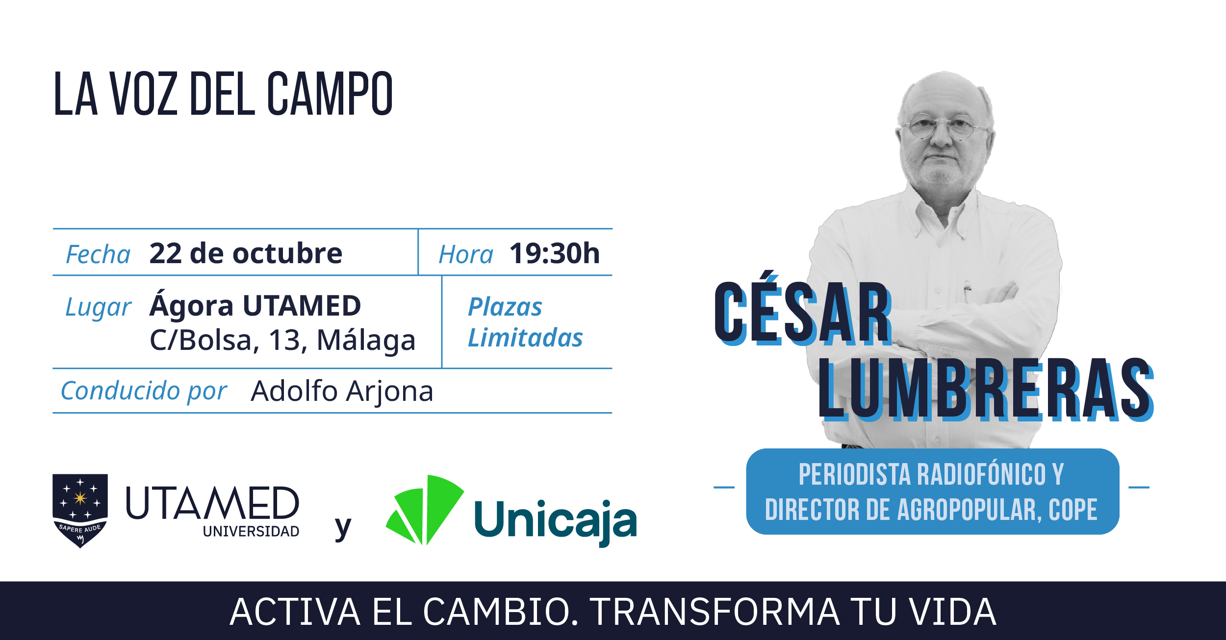 César Lumbreras en Ágora UTAMED Universidad