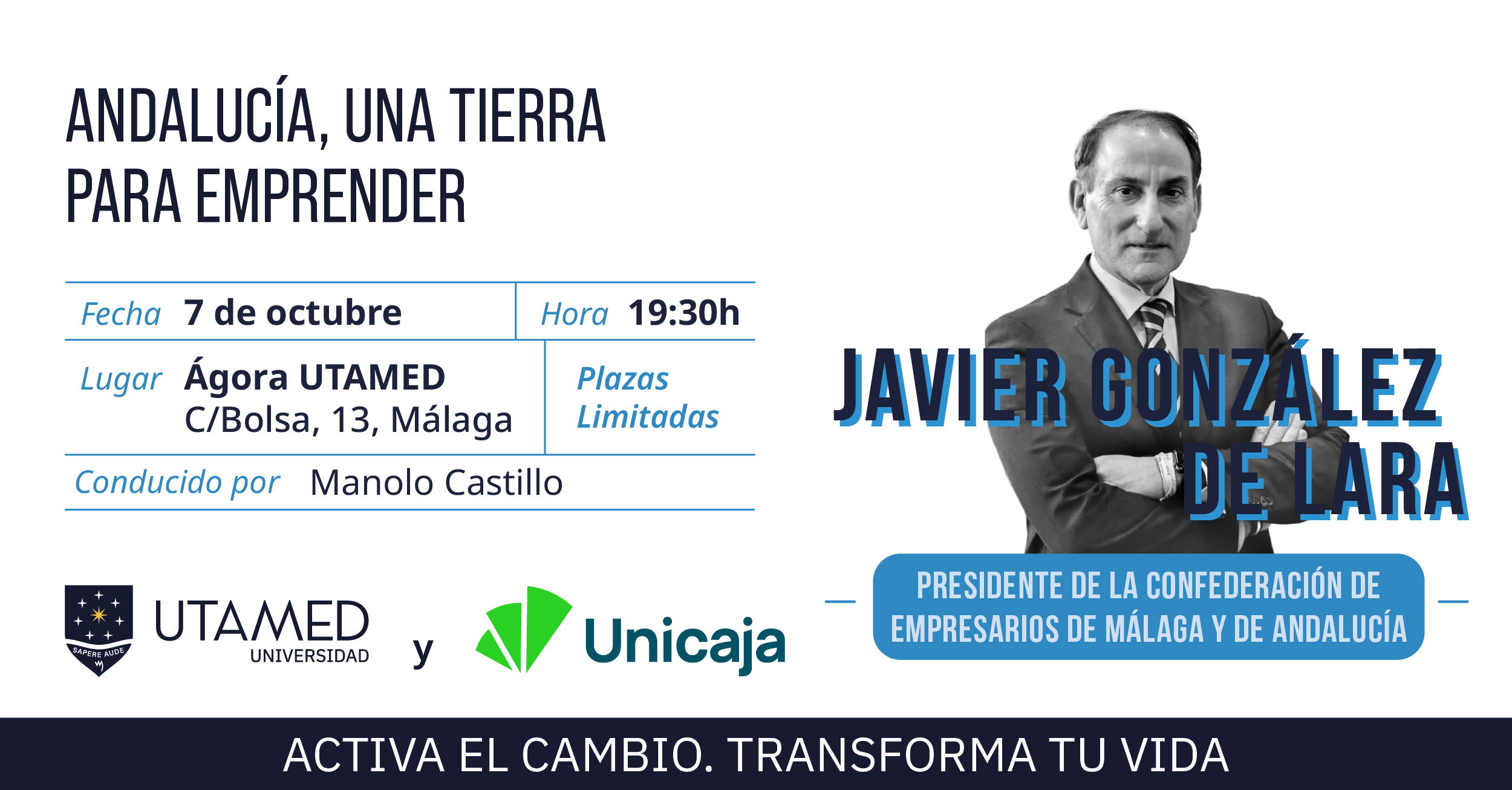 Javier González de Lara en Ágora UTAMED Universidad