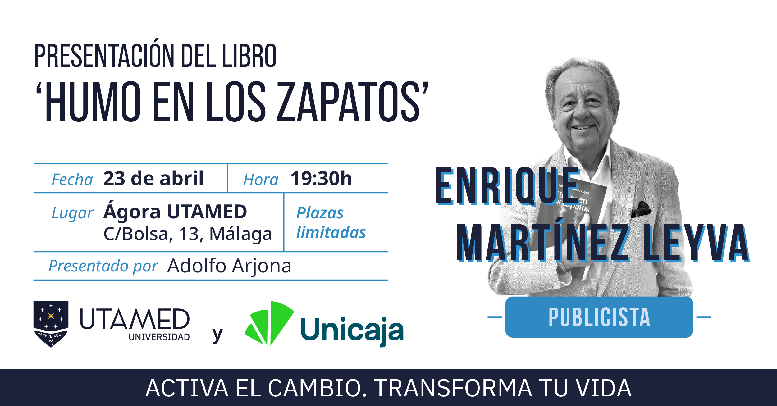 Datos del evento en Ágora UTAMED de Enrique Martínez Leyva