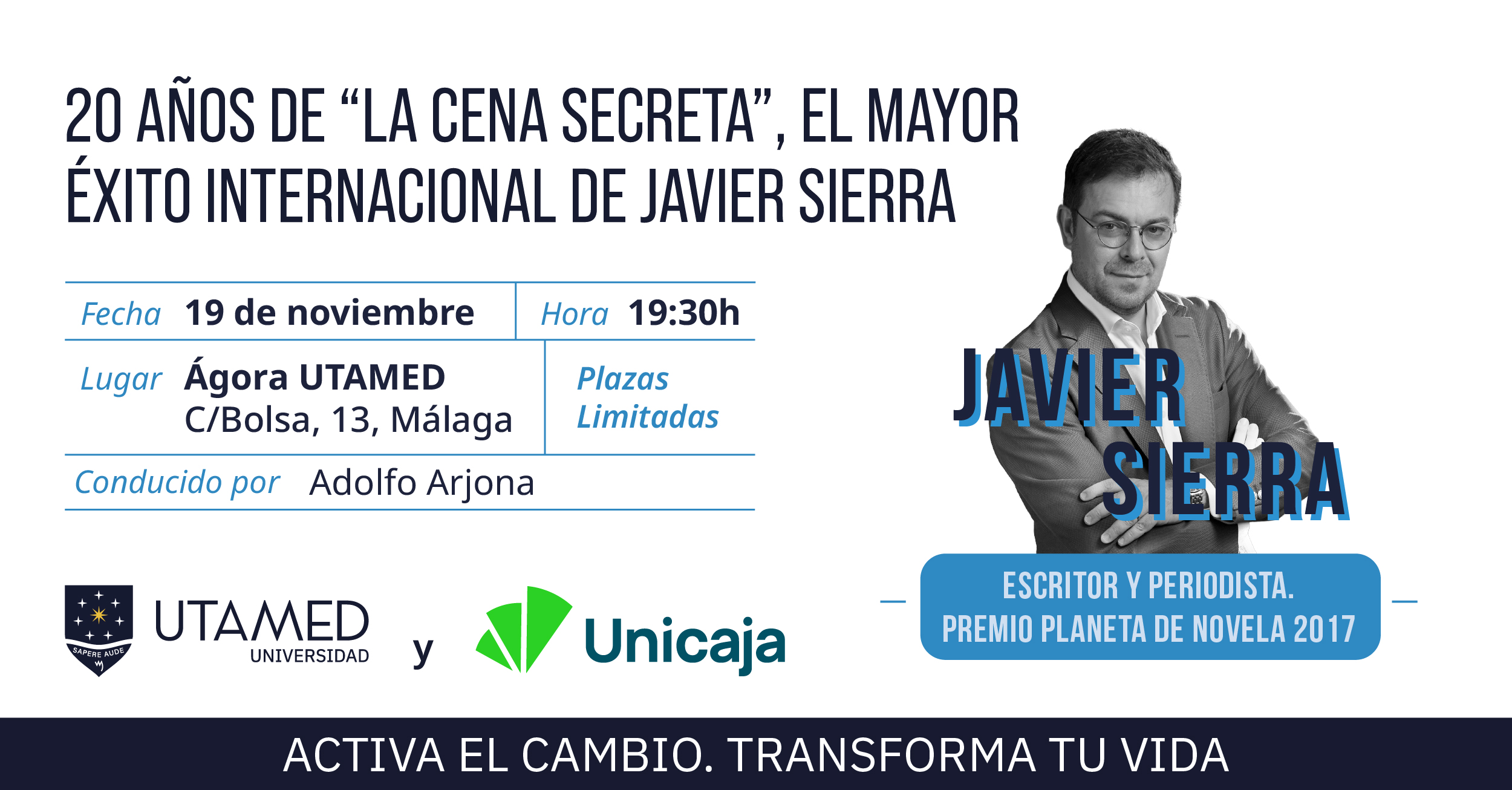 Javier Sierra en Ágora UTAMED Universidad