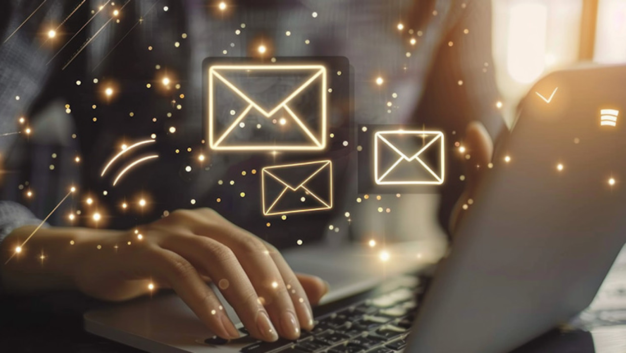 Persona al ordenador llevando a cabo las estrategias de inbound vs outbound marketing