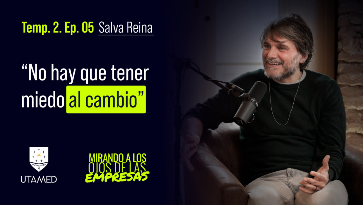 Portada del Podcast de UTAMED con Salva Reina