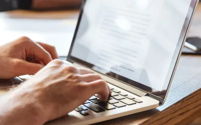 Escribiendo un texto de IA