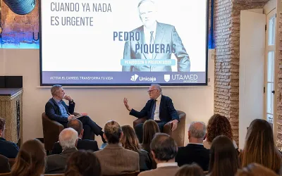 Pedro Piqueras visita Ágora 