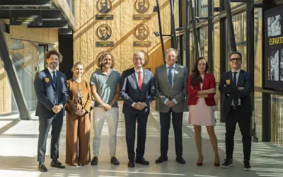 Visita de Paco de la Torre en las instalaciones de UTAMED