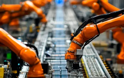 Muestra visual de la automatización industrial