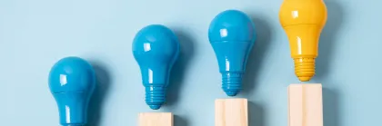 Bombillas representando lo que es una metodología activa