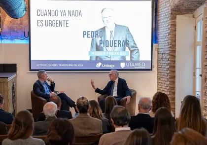 Pedro Piqueras visita Ágora 