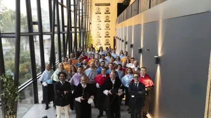 Doctores de UTAMED Universidad en el acto de apertura del curso académico 2026/2027