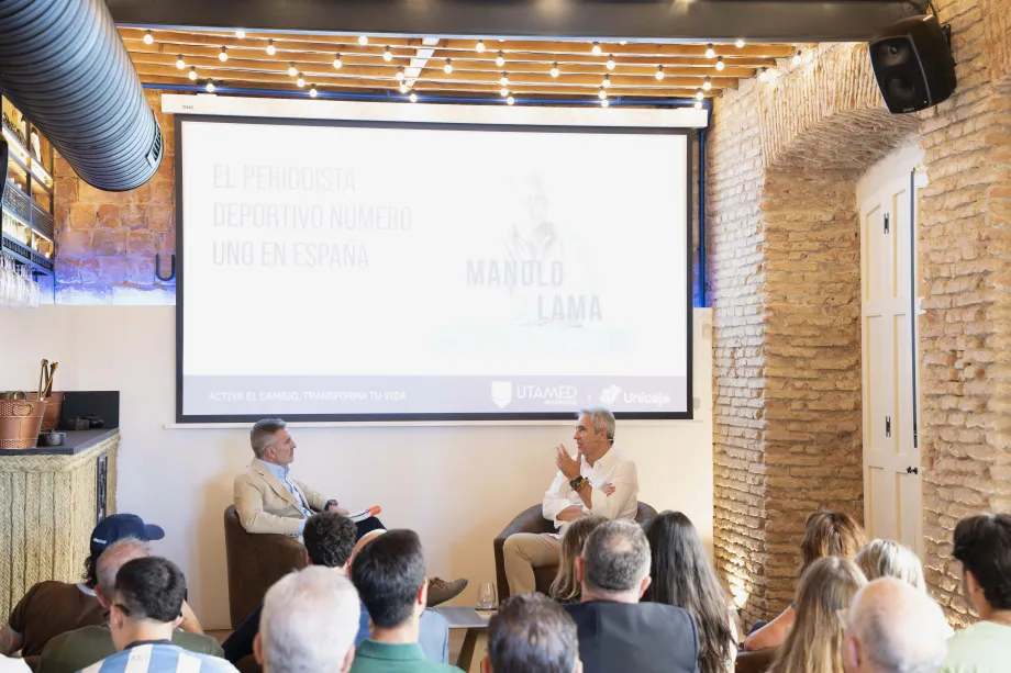 Manolo Lama en Ágora UTAMED