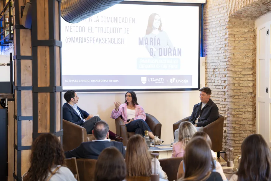 María González en Ágora UTAMED