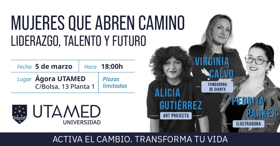 Cartel mujeres que abren camino