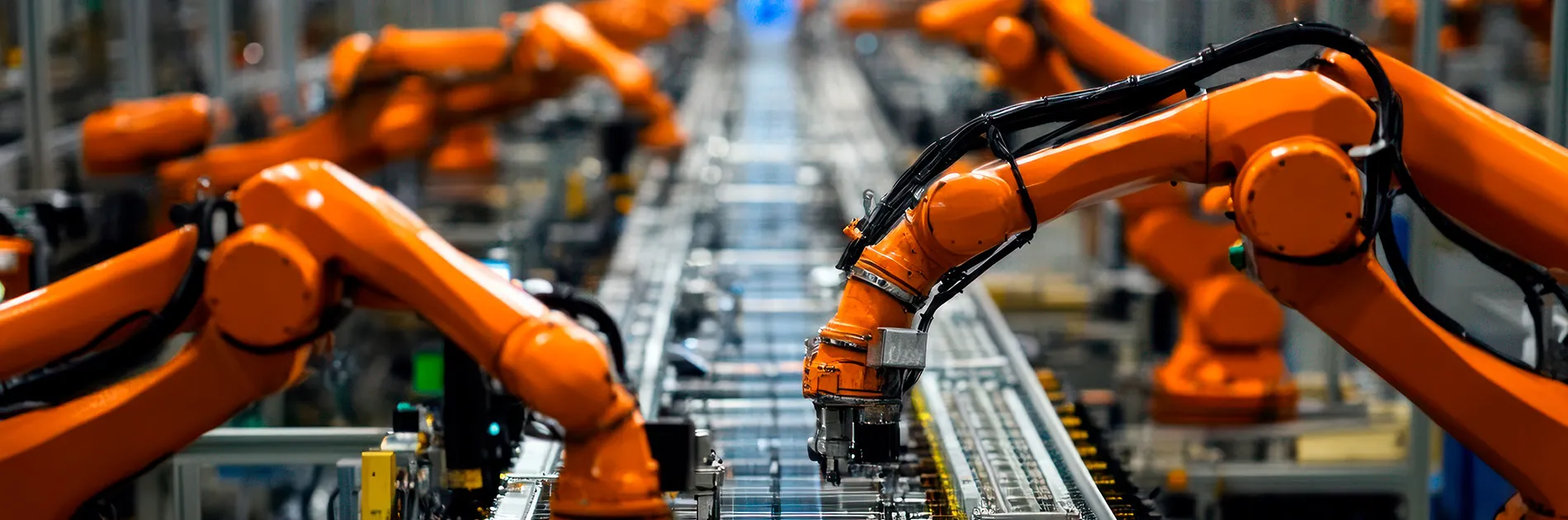 Muestra visual de la automatización industrial