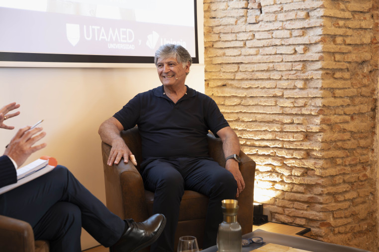Toni Nadal durante el evento celebrado en Ágora UTAMED