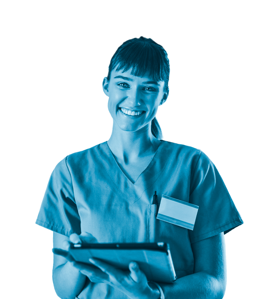 Estudiante de Auxiliar de Enfermería a distancia