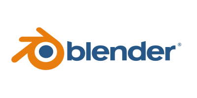 Logo Blender, herramienta del Grado en Diseño Gráfico
