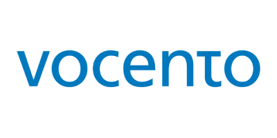 Logo de Vocento, empresa colaboradora de prácticas del Grado en Ingeniería Informática