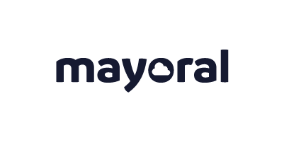 Logo de Mayoral, empresa colaboradora del Grado en Diseño Gráfico