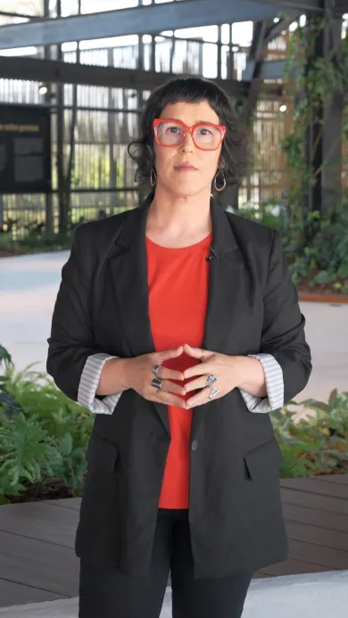 Almudena presenta el master de formacion del profesorado