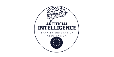 Logo de la Asociación Española de Innovación en IA, empresa que colabora en el Máster en Inteligencia Artificial