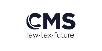 Logo CMS, empresa que colabora en el grado en derecho