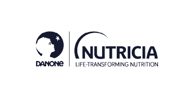 Logo Danone Nutricia, empresa que colabora en el grado en Nutrición Humana y Dietética