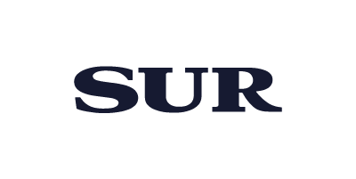 Logo azul de Sur en el grado en periodismo